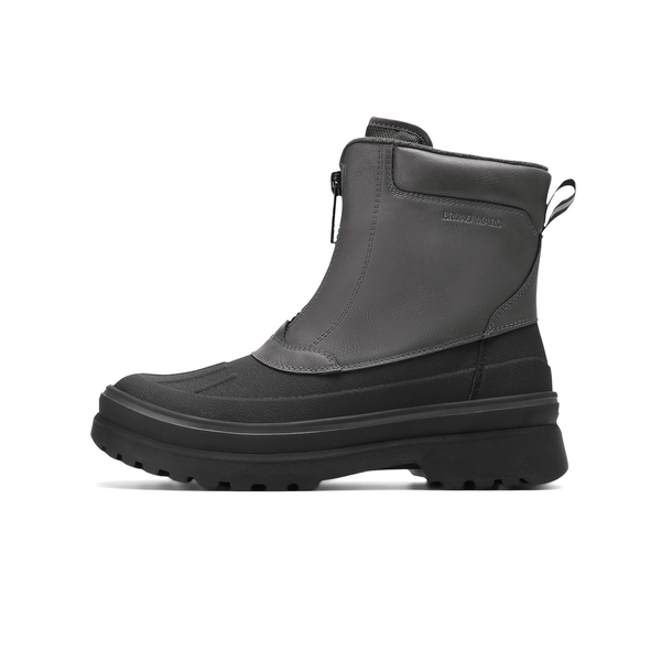 Men's Zip Up Snow Boots - GREY - 1